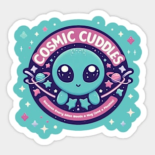 cosmic alien Sticker